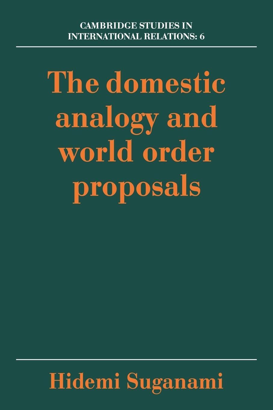 Cover: 9780521055055 | The Domestic Analogy and World Order Proposals | Hidemi Suganami
