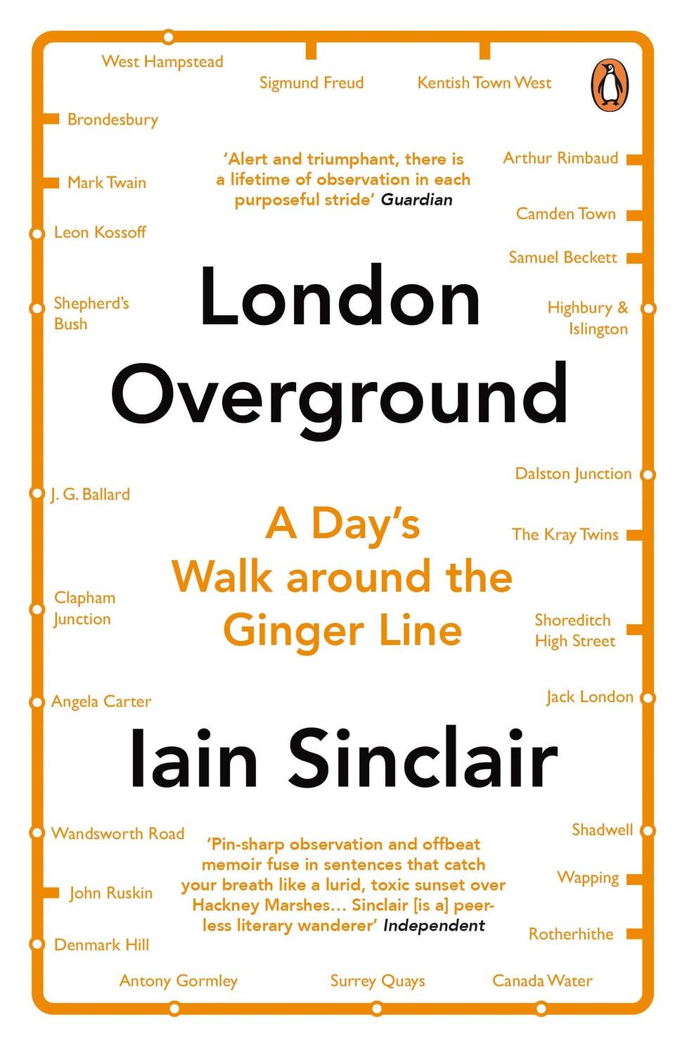 Cover: 9780241971499 | London Overground | A Day's Walk Around the Ginger Line | Sinclair