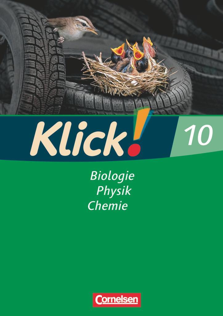 Cover: 9783060612338 | Klick! 10 Biologie, Physik, Chemie. Arbeitsheft. Westliche...
