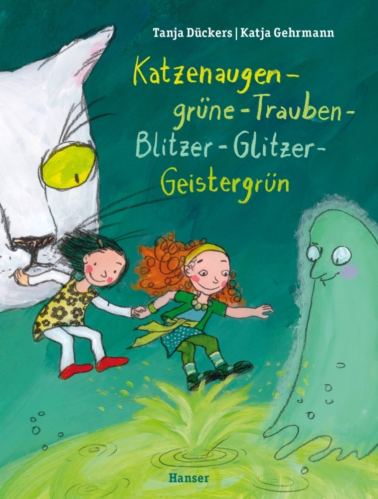 Cover: 9783446247543 | Katzenaugen-grüne-Trauben-Blitzer-Glitzer-Geistergrün | Buch | 32 S.