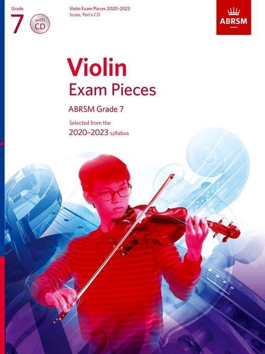 Cover: 9781786012586 | Violin Exam Pieces 2020-2023, ABRSM Grade 7, Score, Part &amp; CD | Abrsm