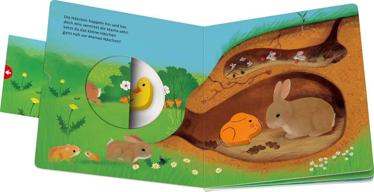 Bild: 9783473416851 | Spiel mit den Tierkindern! Mein buntes Holzpuzzle-Buch | Bernd Penners