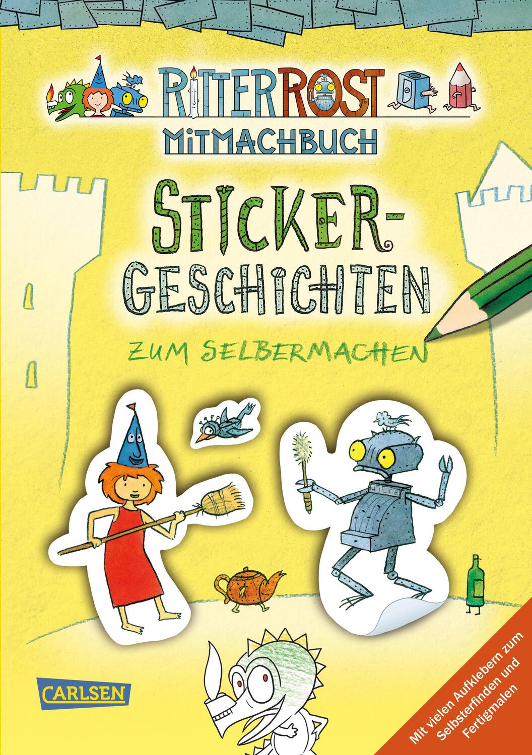 Cover: 9783219118537 | Ritter Rost: Sticker-Geschichten zum Selbermachen | Jörg Hilbert