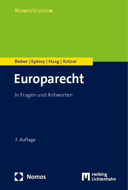 Cover: 9783756000883 | Europarecht | In Fragen und Antworten | Roland Bieber (u. a.) | Buch