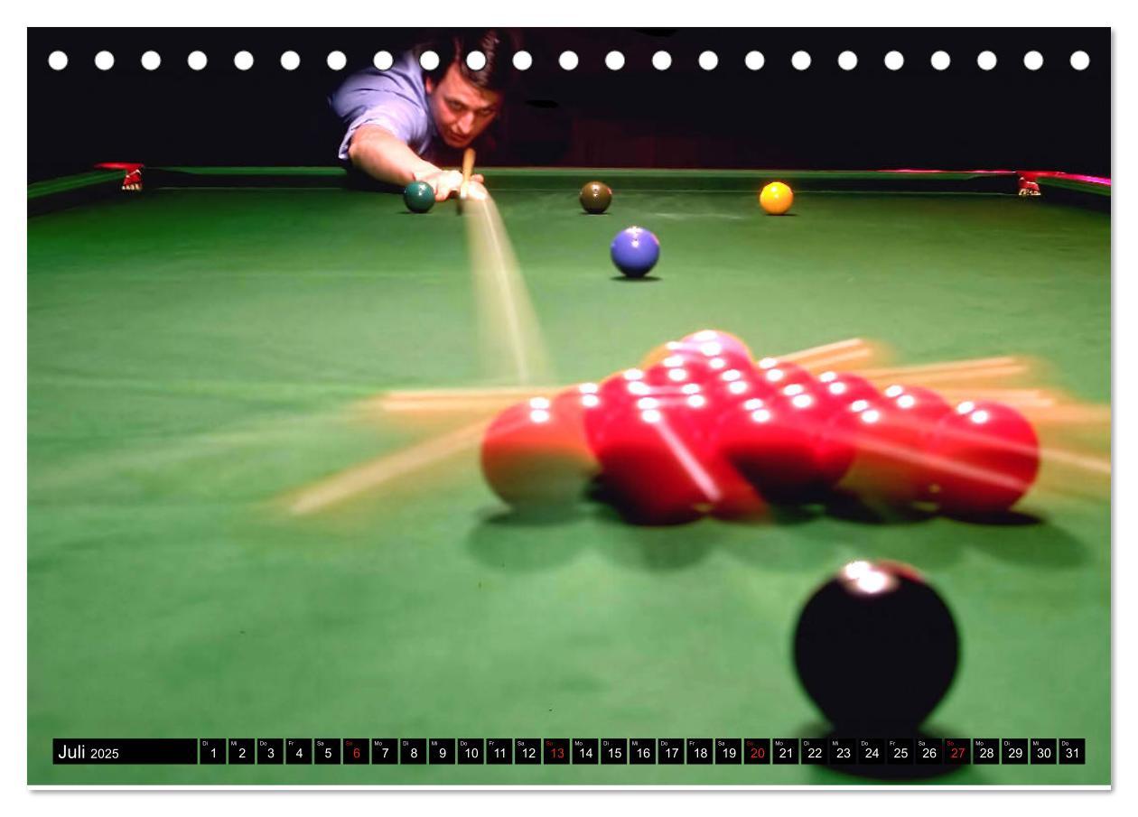 Bild: 9783435287949 | Billard. Konzentration - Sport - Spannung (Tischkalender 2025 DIN...