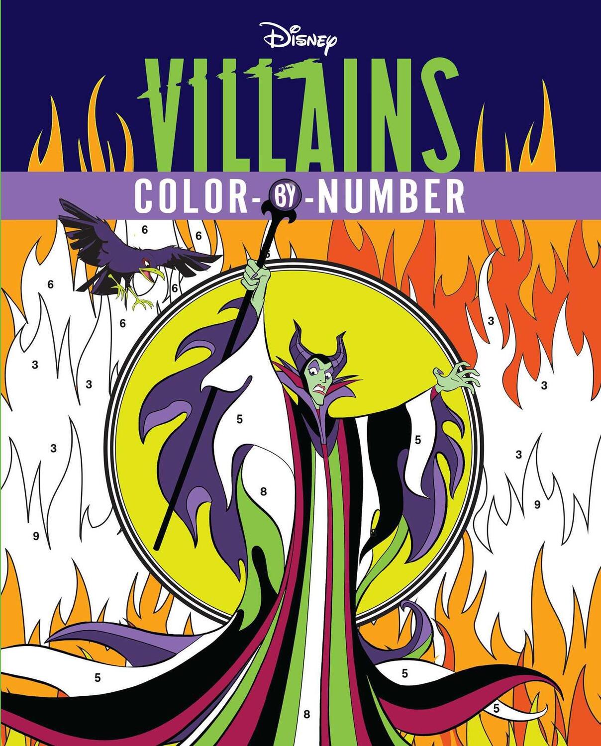 Cover: 9781667200576 | Disney Villains Color-By-Number | Editors of Thunder Bay Press | Buch