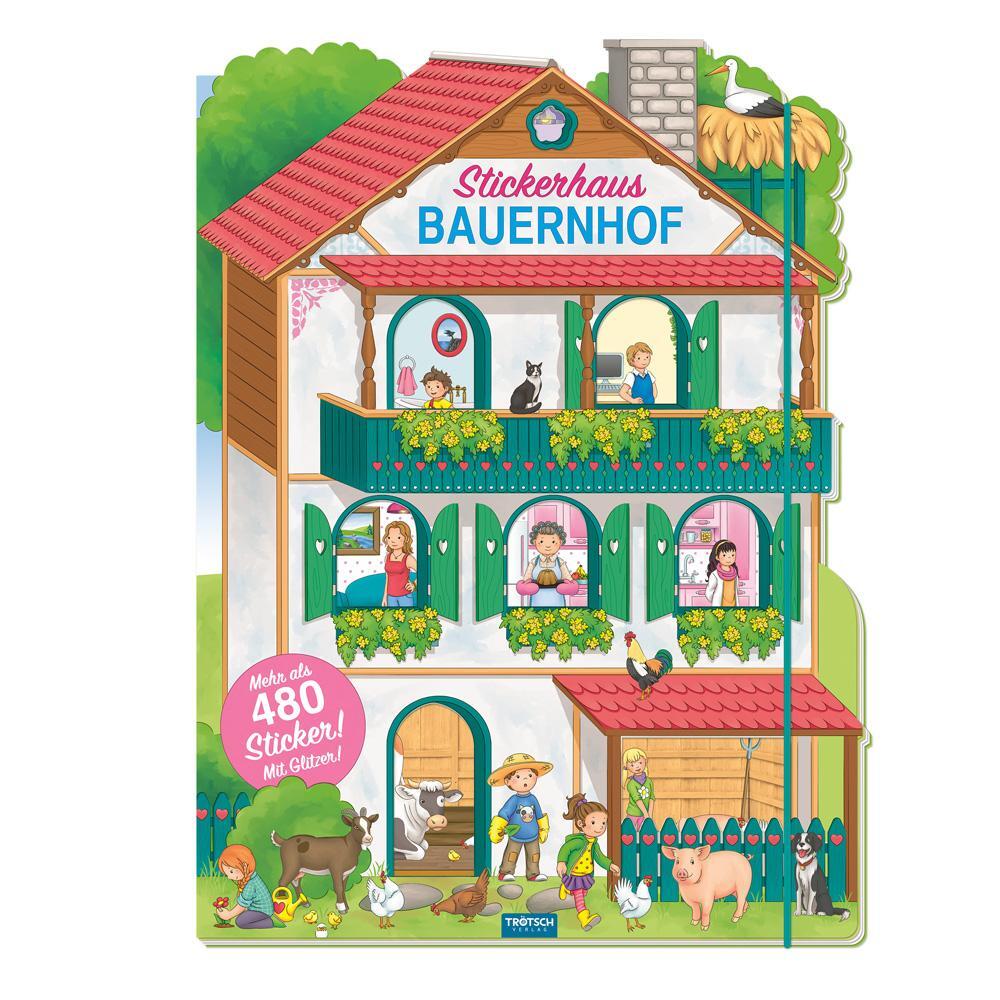 Cover: 9783965523456 | Trötsch Stickerbuch Stickerhaus Bauernhof | Co.KG | Taschenbuch | 2021