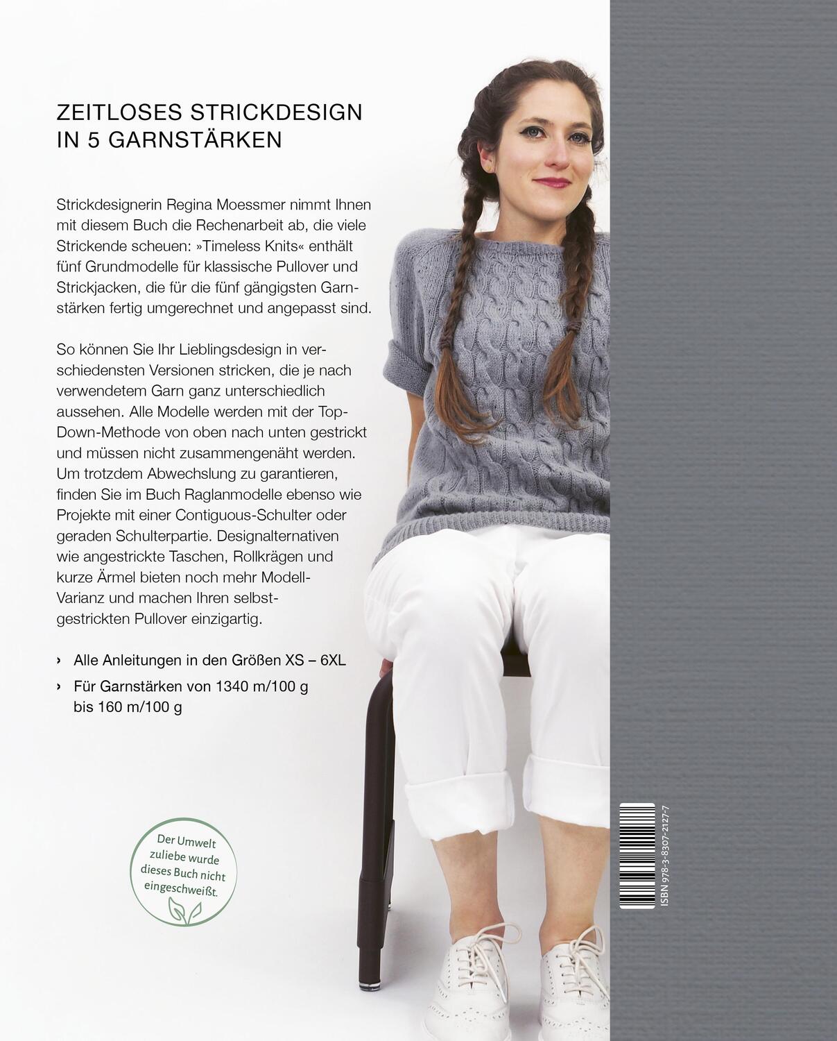 Rückseite: 9783830721277 | Timeless Knits | Regina Moessmer | Buch | 223 S. | Deutsch | 2023