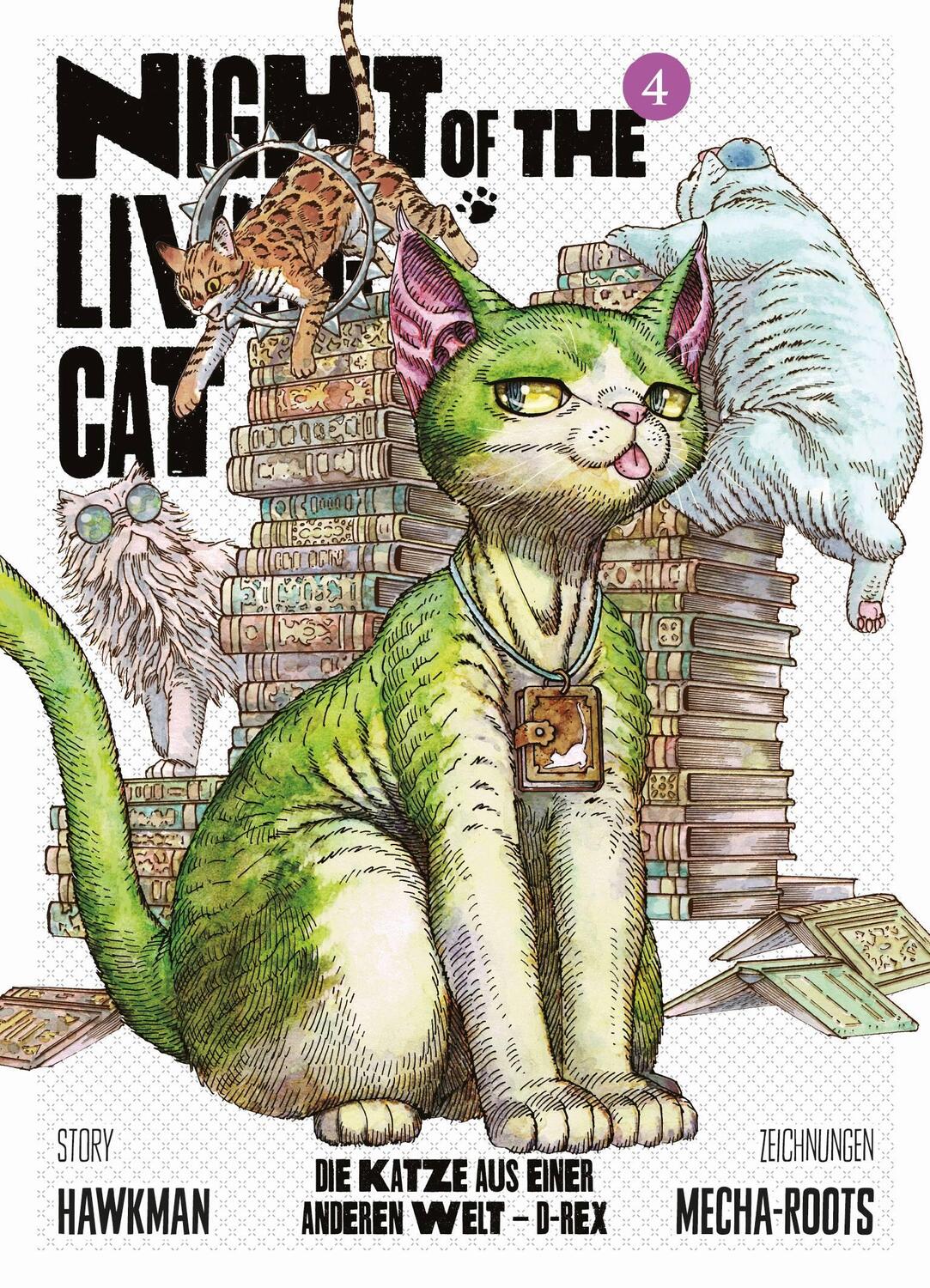 Cover: 9783741637155 | Night of the Living Cat 04 - Die Katze aus einer anderen Welt - D-Rex