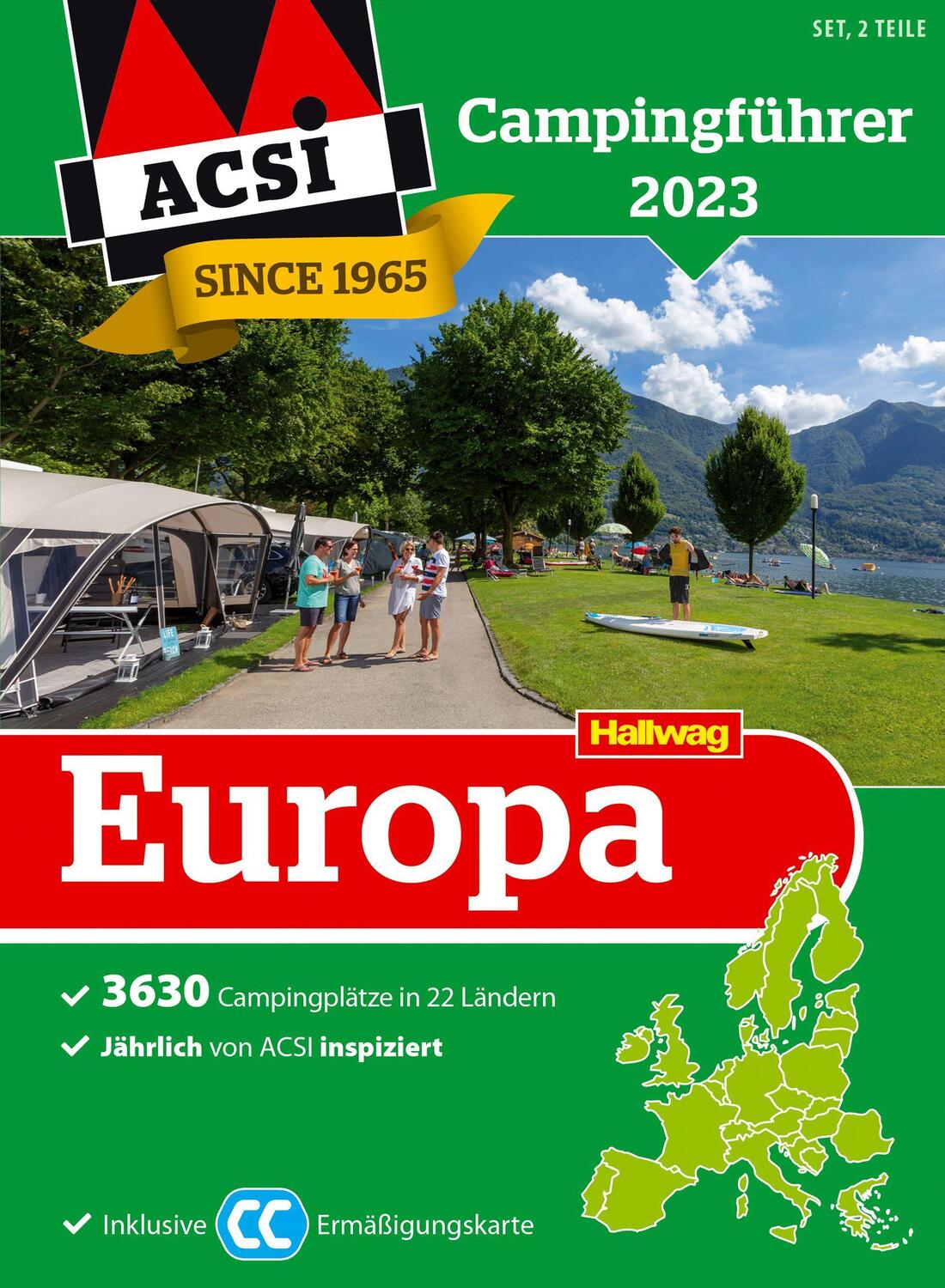 Cover: 9783828310391 | ACSI Campingführer Europa 2023 | Taschenbuch | Hallwag Promobil | 2022