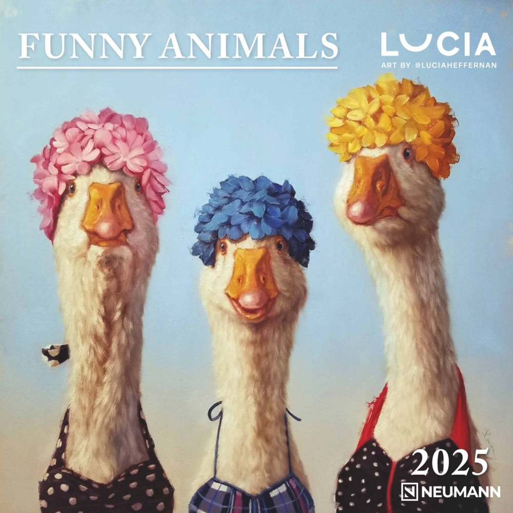 Cover: 4002725994196 | N NEUMANNVERLAGE - Funny Animals 2025 Broschürenkalender, 30x30cm,...