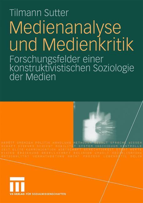 Cover: 9783531169101 | Medienanalyse und Medienkritik | Tilmann Sutter | Taschenbuch | 2010