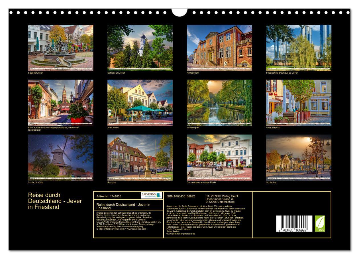 Bild: 9783435166992 | Reise durch Deutschland - Jever in Friesland (Wandkalender 2025 DIN...