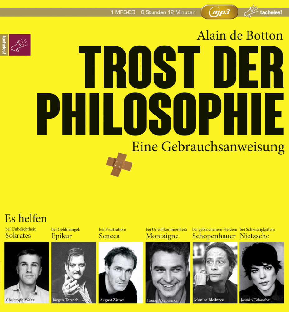 Cover: 9783864844539 | Trost der Philosophie, 1 Audio-CD, 1 MP3 | Eine Gebrauchsanweisung