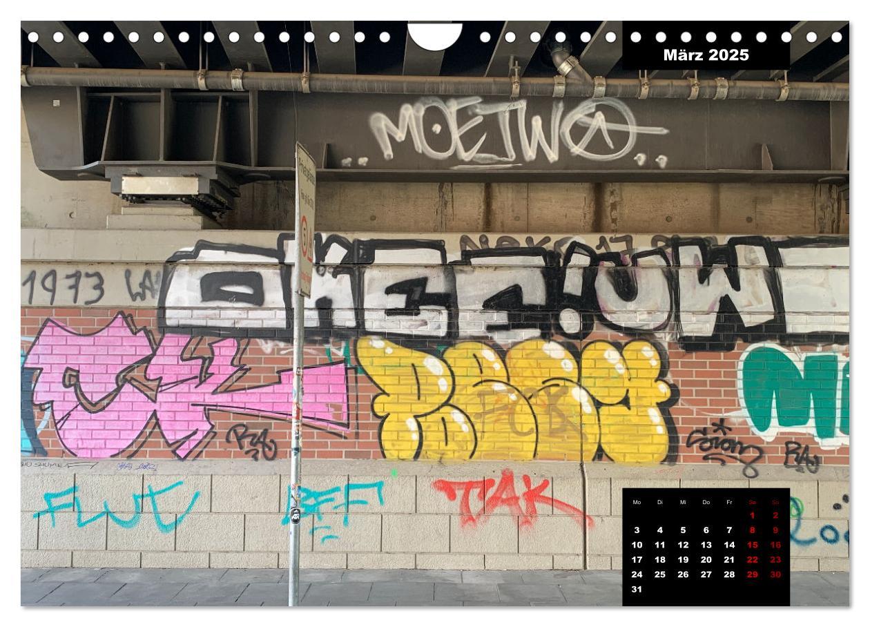 Bild: 9783435104093 | LOVE HAMBURG - GRAFFITI LOVERS (Wandkalender 2025 DIN A4 quer),...