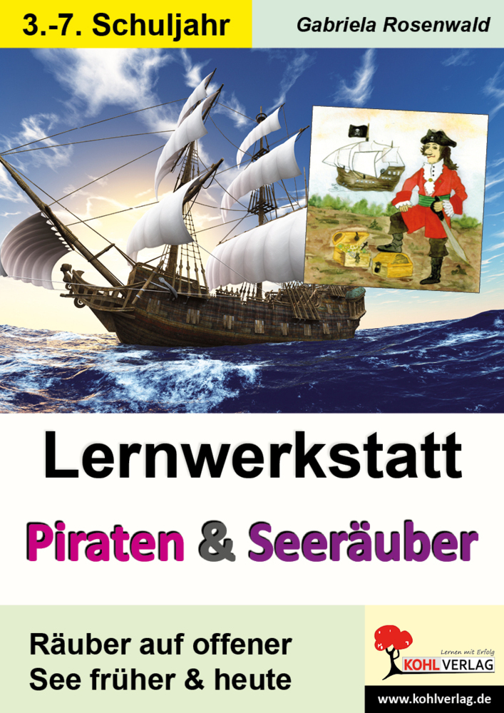 Cover: 9783866322592 | Lernwerkstatt Piraten & Seeräuber früher und heute | Rosenwald | Buch