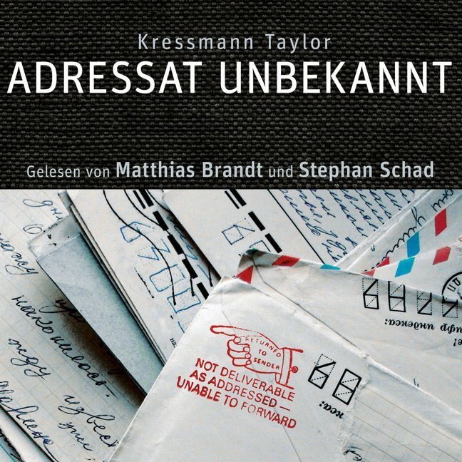 Cover: 9783865499035 | Adressat Unbekannt, 1 Audio-CD | Kathrine Kressmann Taylor | Audio-CD