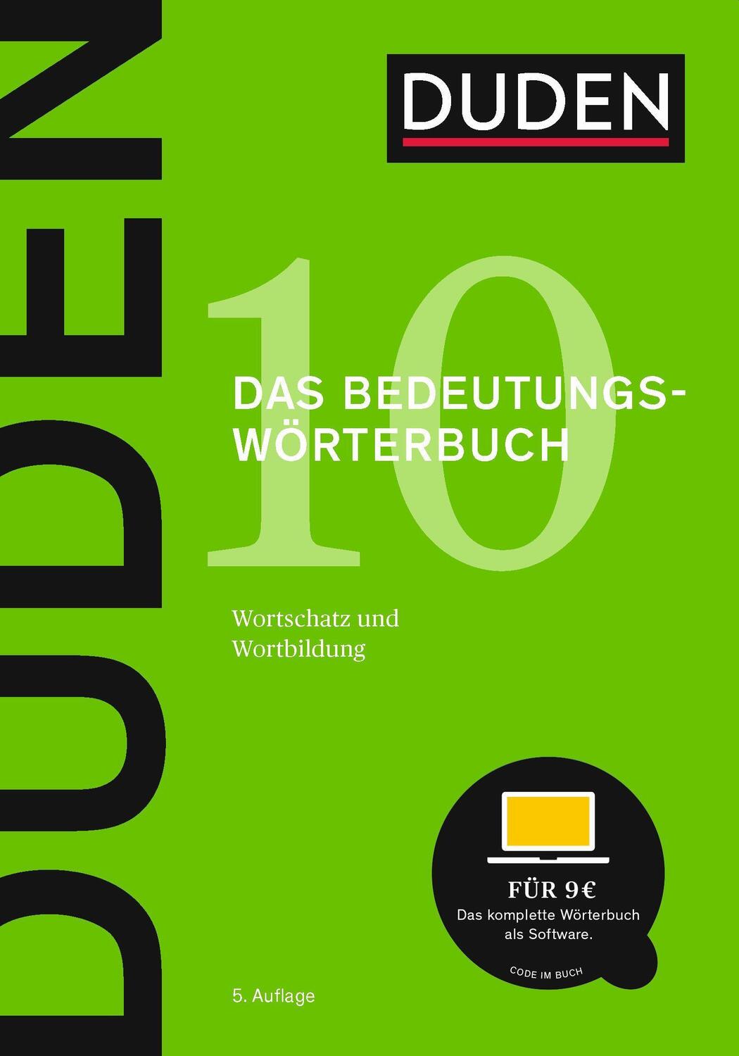 Cover: 9783411041053 | Duden - Bedeutungswörterbuch | Dudenredaktion | Buch | Deutsch | 2018