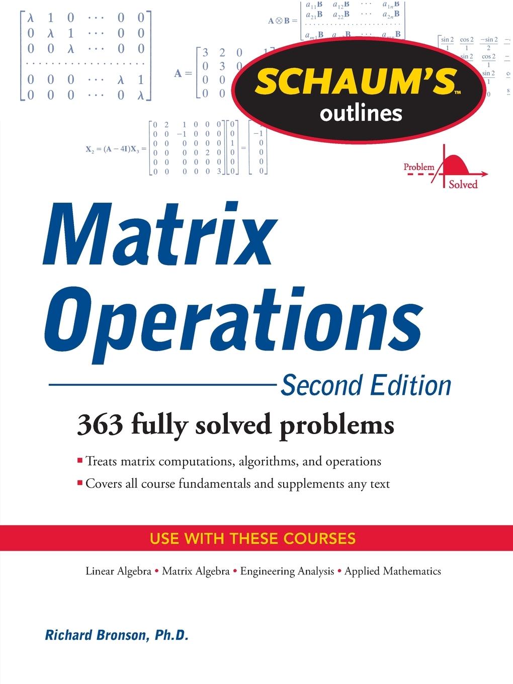 Cover: 9780071756044 | SO OF MATRIX OPERATIONS REV | Bronson | Taschenbuch | Englisch | 2011