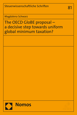 Cover: 9783756004003 | The OECD GloBE proposal - a decisive step towards uniform global...