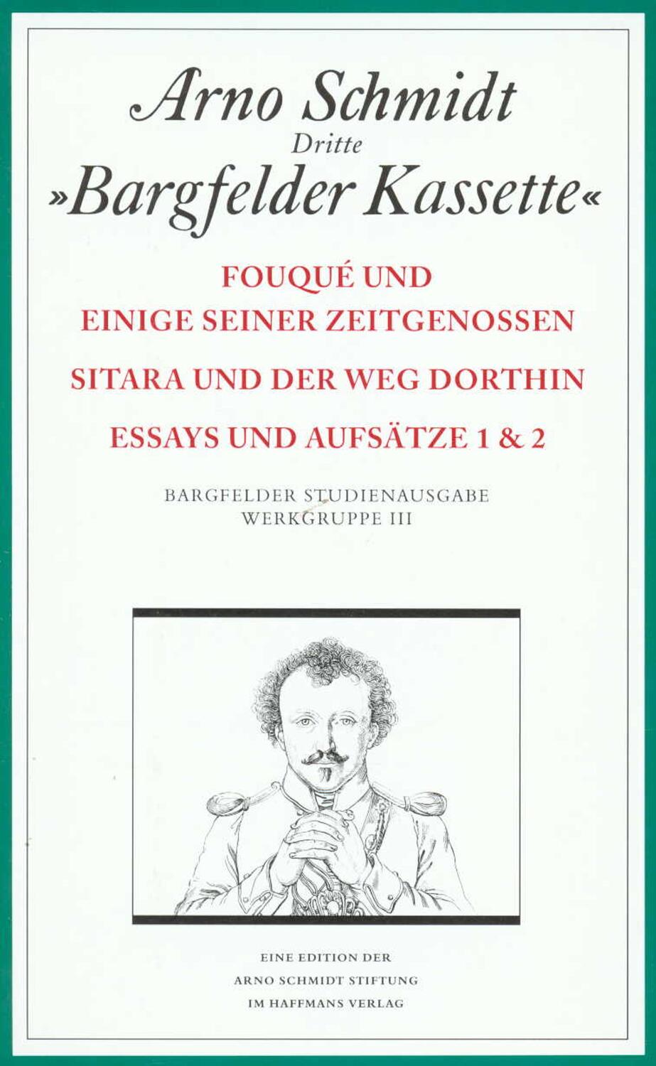 Cover: 9783518800775 | Bargfelder Ausgabe. Werkgruppe III: Essays und Biographisches | Buch
