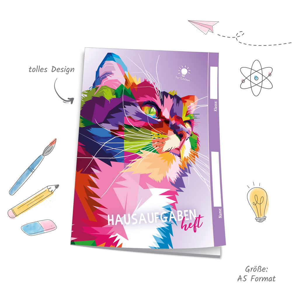 Bild: 4251901504685 | Trötsch Hausaufgabenheft für Schlaue Color Cat | Co.KG | Kalender