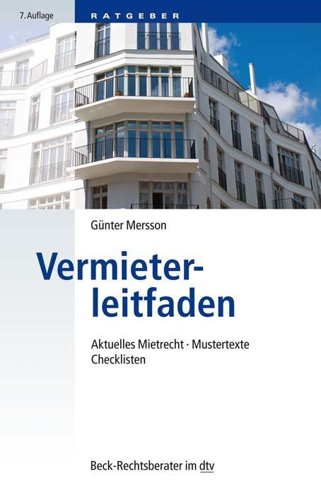 Cover: 9783423512435 | Vermieterleitfaden | Günter Mersson | Taschenbuch | Deutsch | 2019