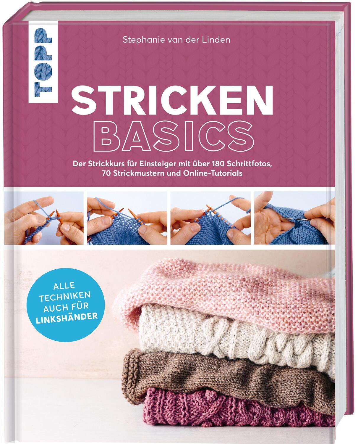Cover: 9783772448904 | Stricken basics - Alle Techniken auch für Linkshänder! | Linden | Buch