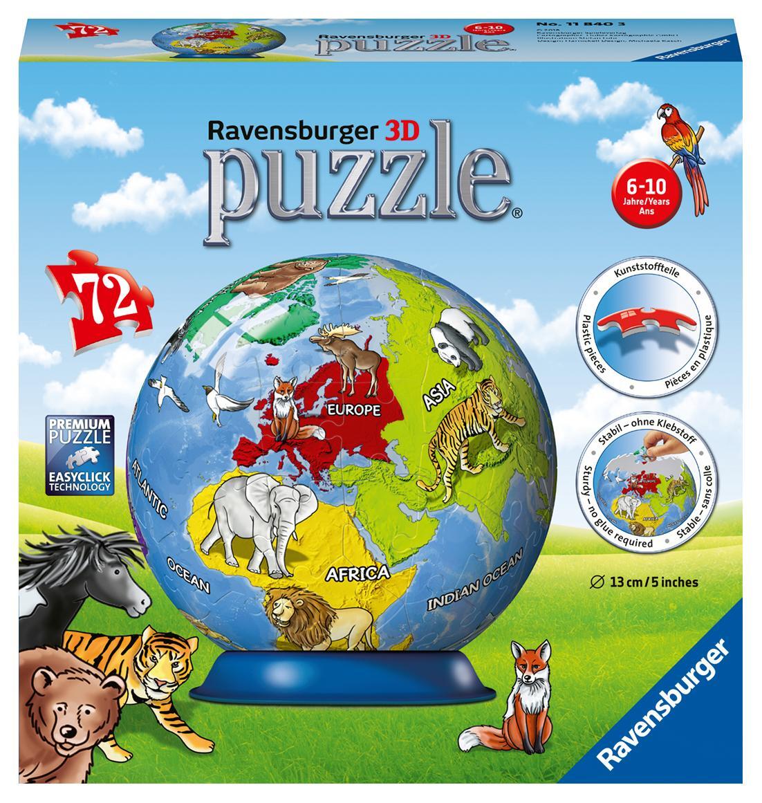 Cover: 4005556118403 | Kindererde 3D Puzzle-Ball 72 Teile | Spiel | Deutsch | 2017