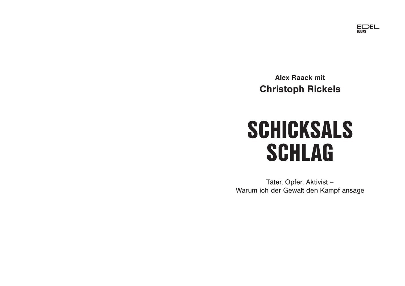 Bild: 9783841907219 | Schicksalsschlag | Alex Raack (u. a.) | Taschenbuch | 208 S. | Deutsch