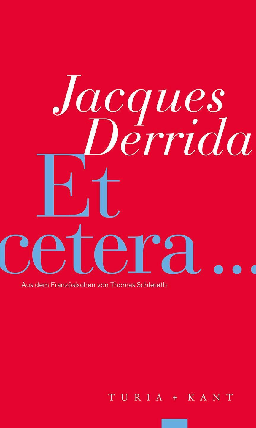 Cover: 9783985141012 | Et cetera | Jacques Derrida | Taschenbuch | 92 S. | Deutsch | 2024