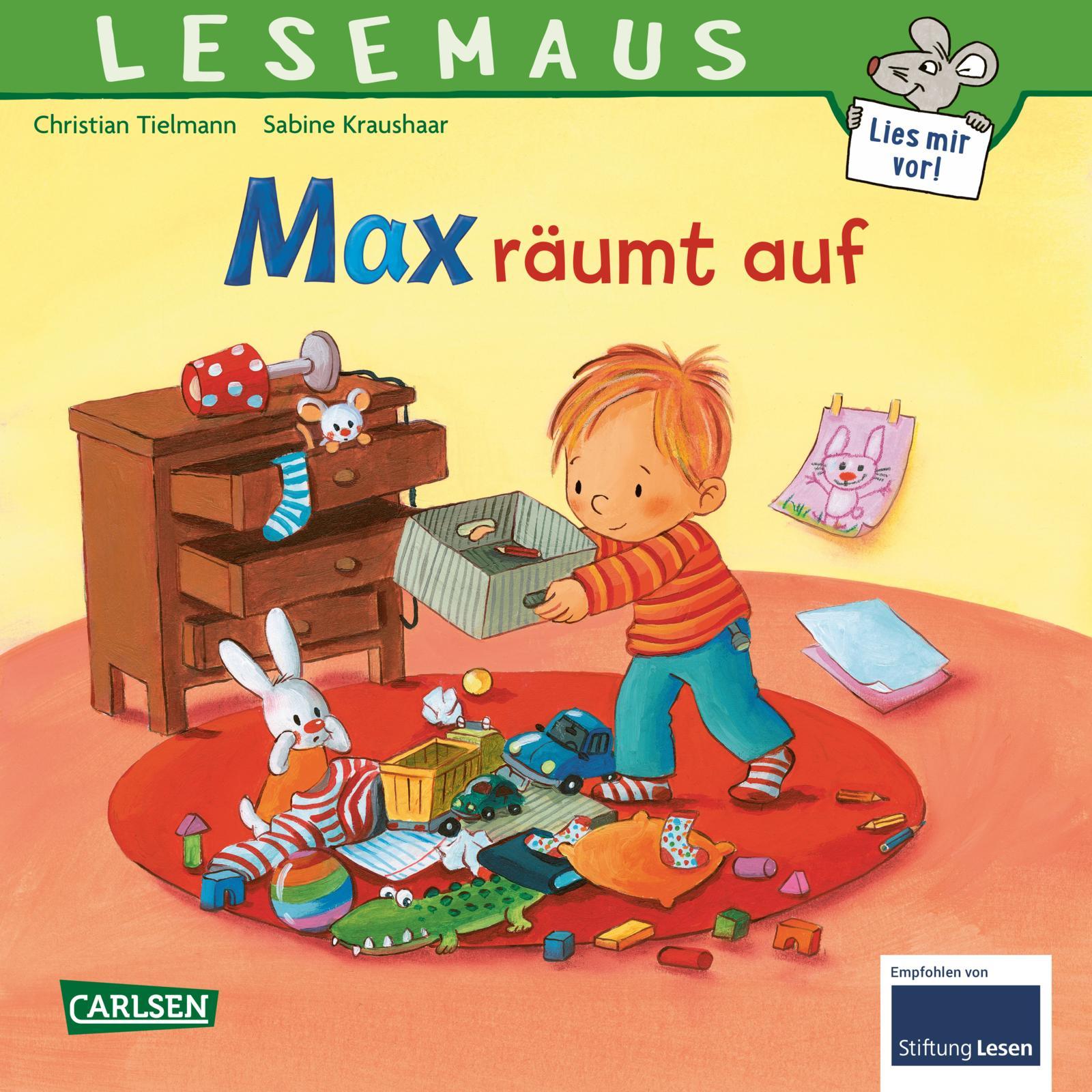 Cover: 9783551084187 | LESEMAUS 119: Max räumt auf | Christian Tielmann | Taschenbuch | 24 S.