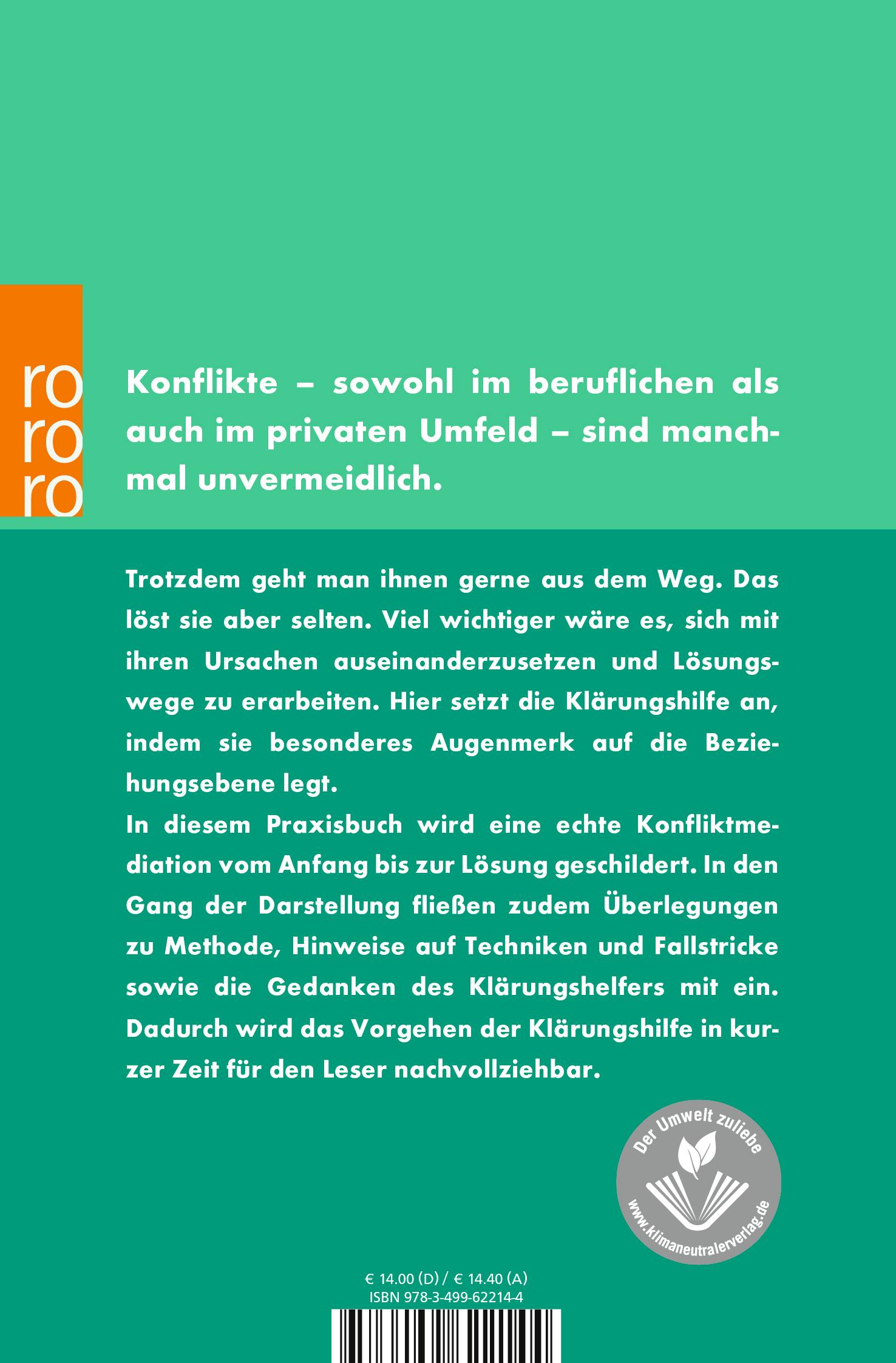 Rückseite: 9783499622144 | Klärungshilfe 3 | Das Praxisbuch | Christoph Thomann (u. a.) | Buch