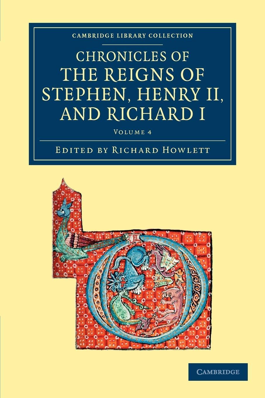 Cover: 9781108052290 | Chronicles of the Reigns of Stephen, Henry II, and Richard I -...