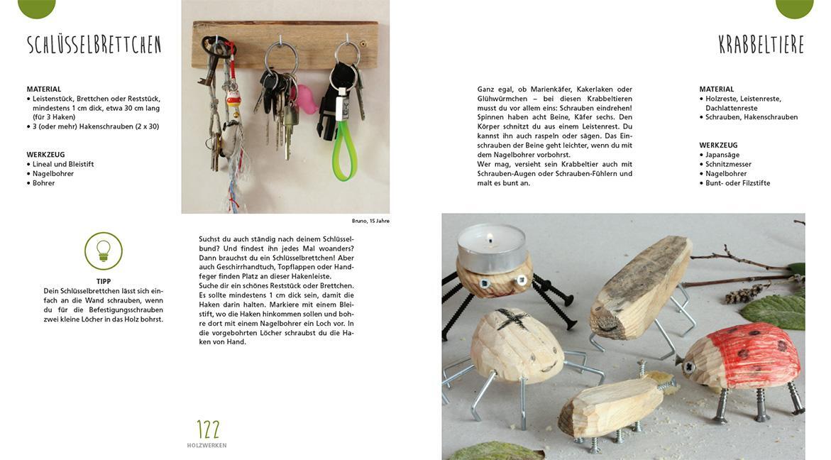 Bild: 9783258602745 | Werkstatt Holz | Techniken und Projekte für Kinder | Buch | 208 S.