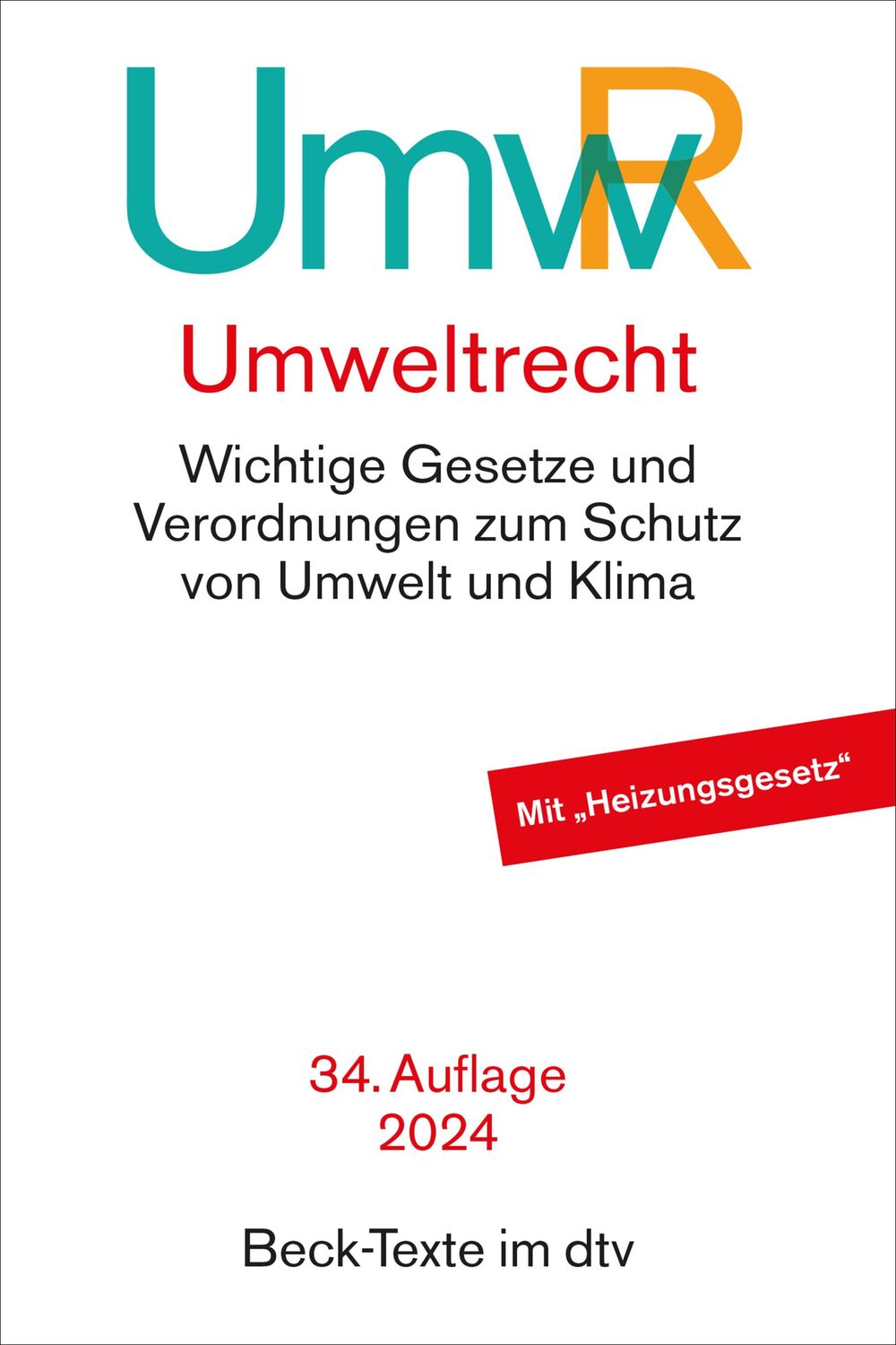 Cover: 9783423532426 | Umweltrecht | Taschenbuch | dtv-Taschenbücher Beck Texte | 1821 S.