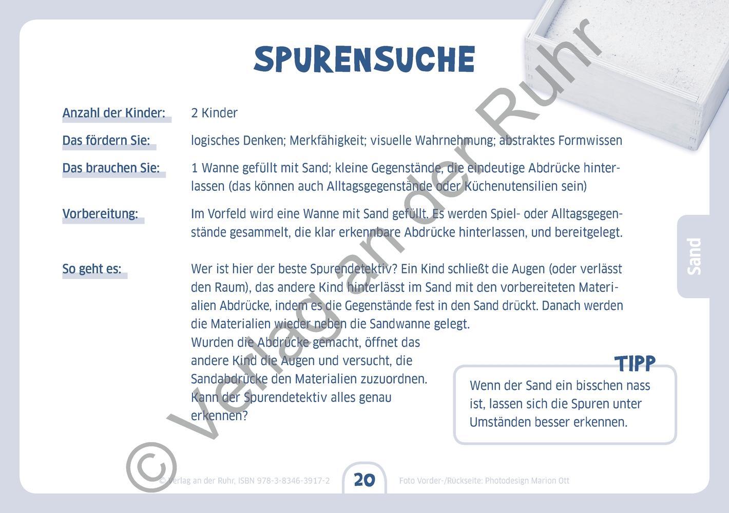 Bild: 9783834639172 | Kita-Kinder-Lernspielkisten. 50 Ideen für Entdeckungen mit...