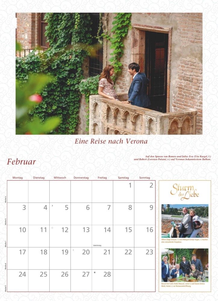 Bild: 4250809654003 | DUMONT - Sturm der Liebe 2025 Broschürenkalender, 42x29cm,...