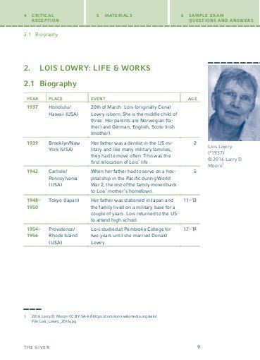 Bild: 9783804431362 | The Giver von Lois Lowry. | Lois Lowry | Taschenbuch | 136 S. | 2019