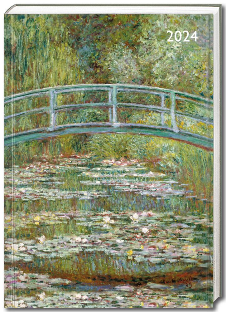 Cover: 9781804174968 | Claude Monet - Die japanische Brücke - Tischkalender 2024 | Publishing