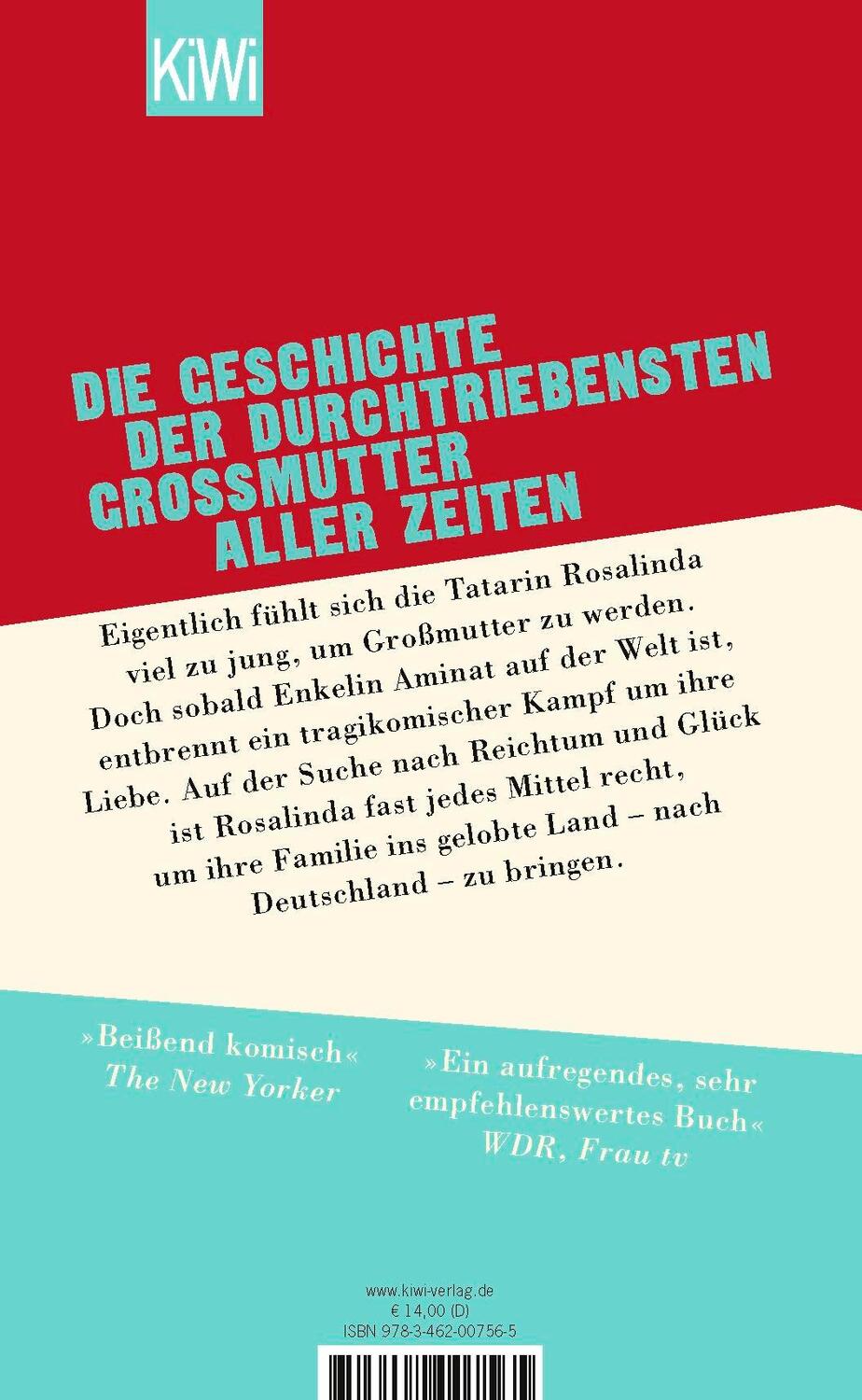 Rückseite: 9783462007565 | Die schärfsten Gerichte der tatarischen Küche | Roman | Alina Bronsky