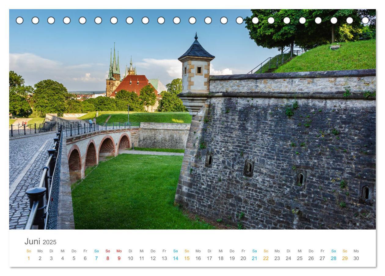 Bild: 9783435320189 | Erfurt - Stadt der Türme (Tischkalender 2025 DIN A5 quer), CALVENDO...