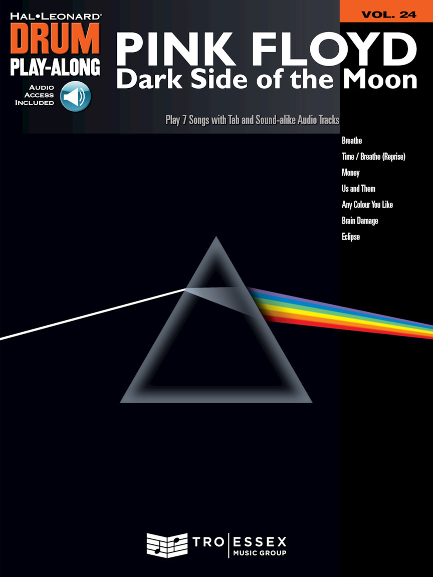 Cover: 884088500504 | Pink Floyd - Dark Side of the Moon | Drum Play-Along Volume 24