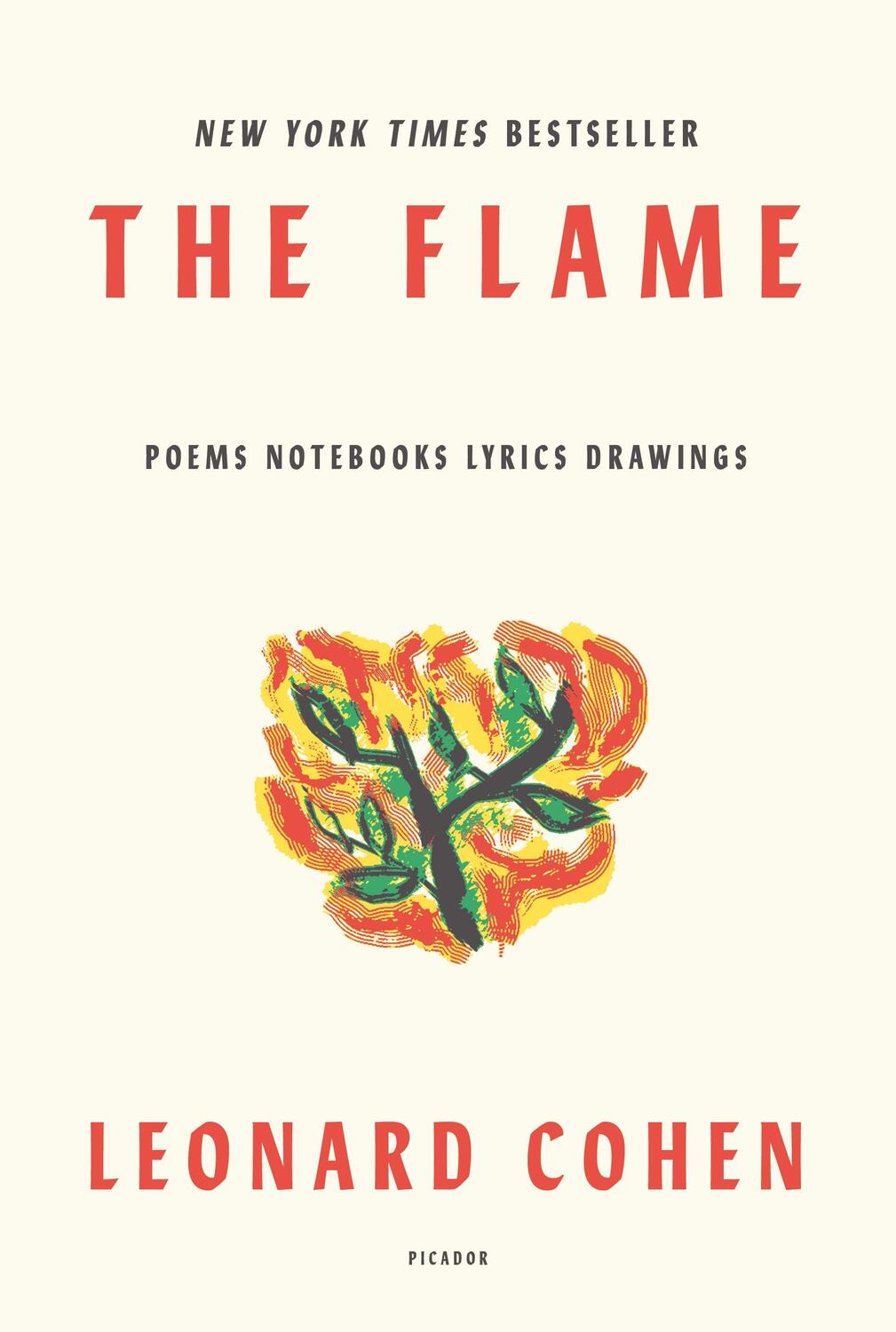 Cover: 9781250234797 | The Flame | Poems Notebooks Lyrics Drawings | Leonard Cohen | Buch