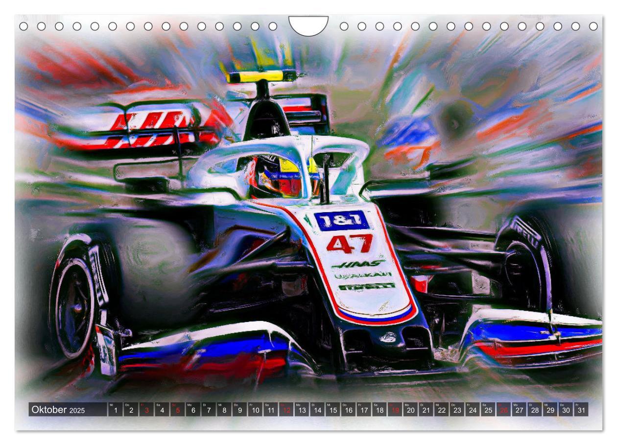 Bild: 9783435247912 | Faszinierende Formel 1 (Wandkalender 2025 DIN A4 quer), CALVENDO...