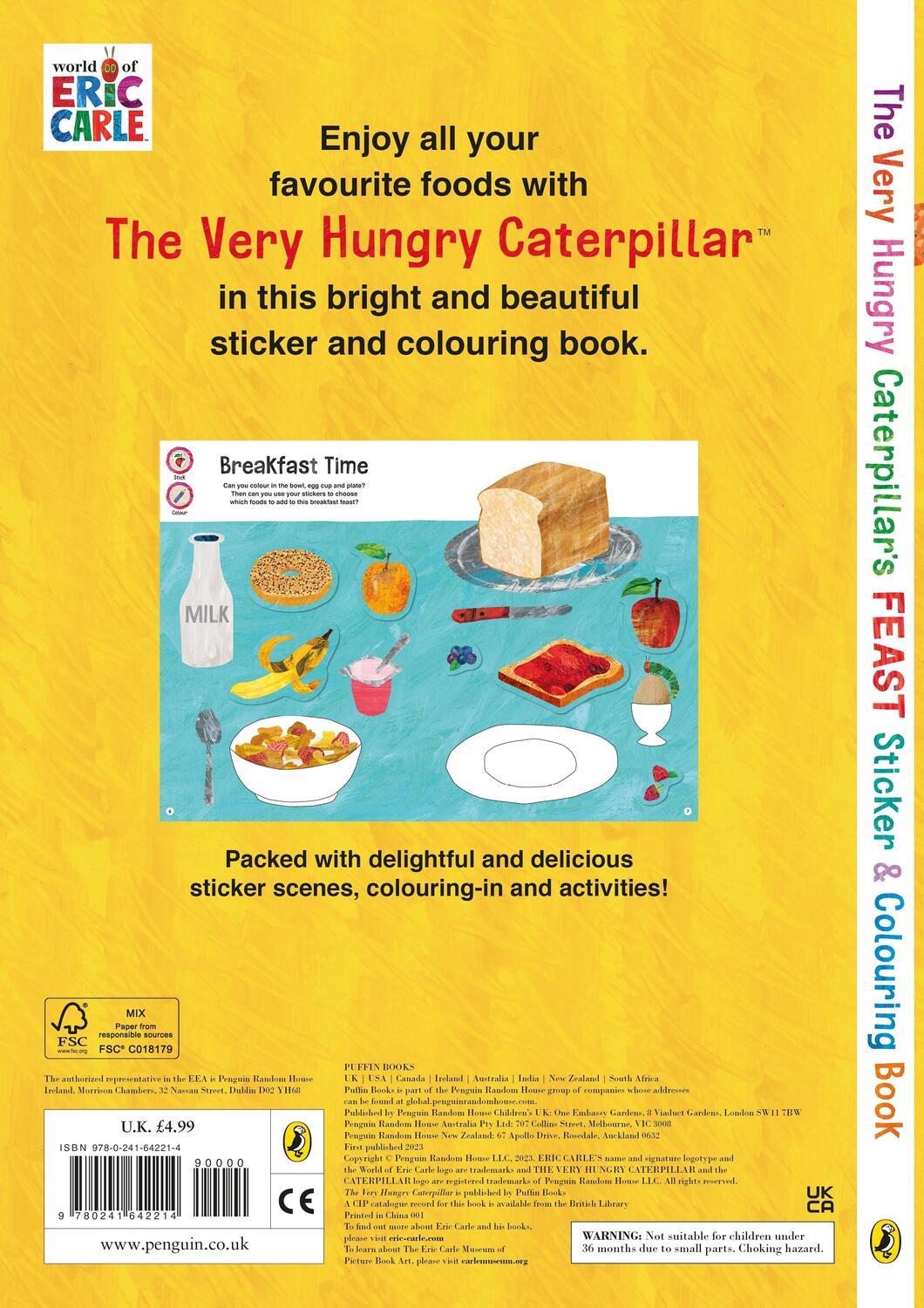 Rückseite: 9780241642214 | The Very Hungry Caterpillar's Feast Sticker and Colouring Book | Carle