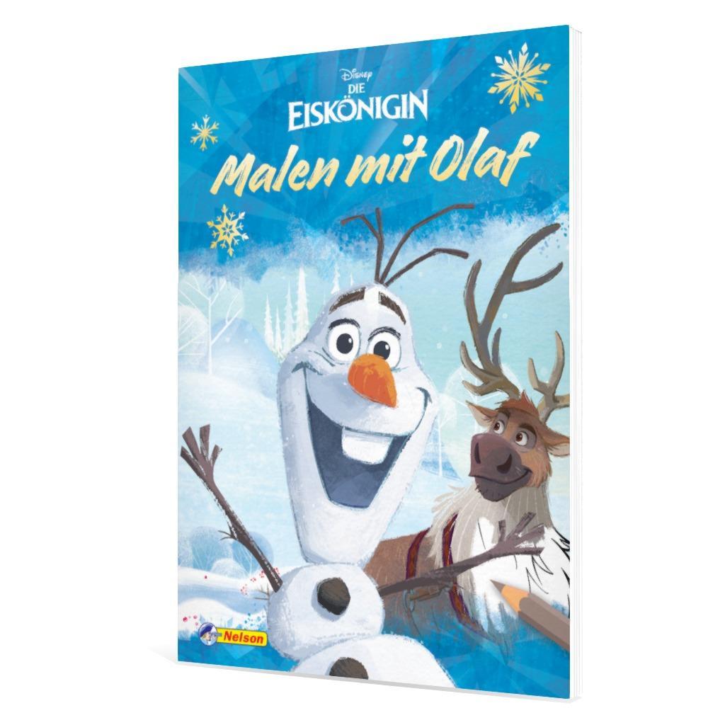 Bild: 9783845116129 | Disney Eiskönigin: Malen mit Olaf | Malblock für Olaf-Fans ab 3 Jahren