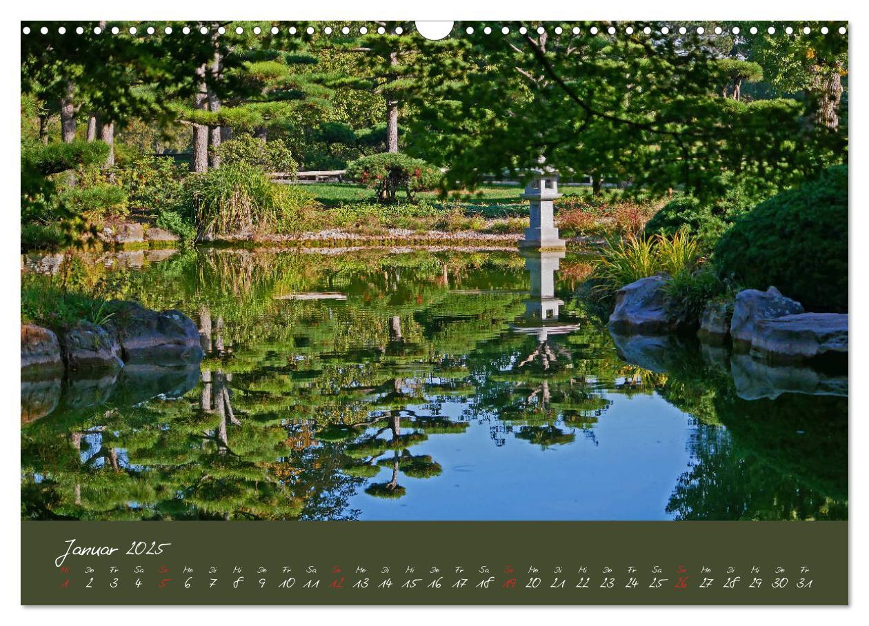 Bild: 9783435255375 | Düsseldorfer Nordpark (Wandkalender 2025 DIN A3 quer), CALVENDO...