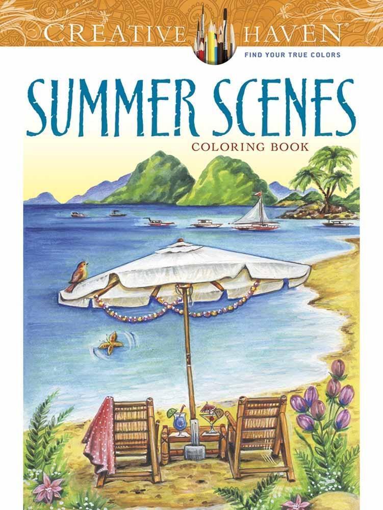 Cover: 9780486809335 | Creative Haven Summer Scenes Coloring Book | Teresa Goodridge | Buch