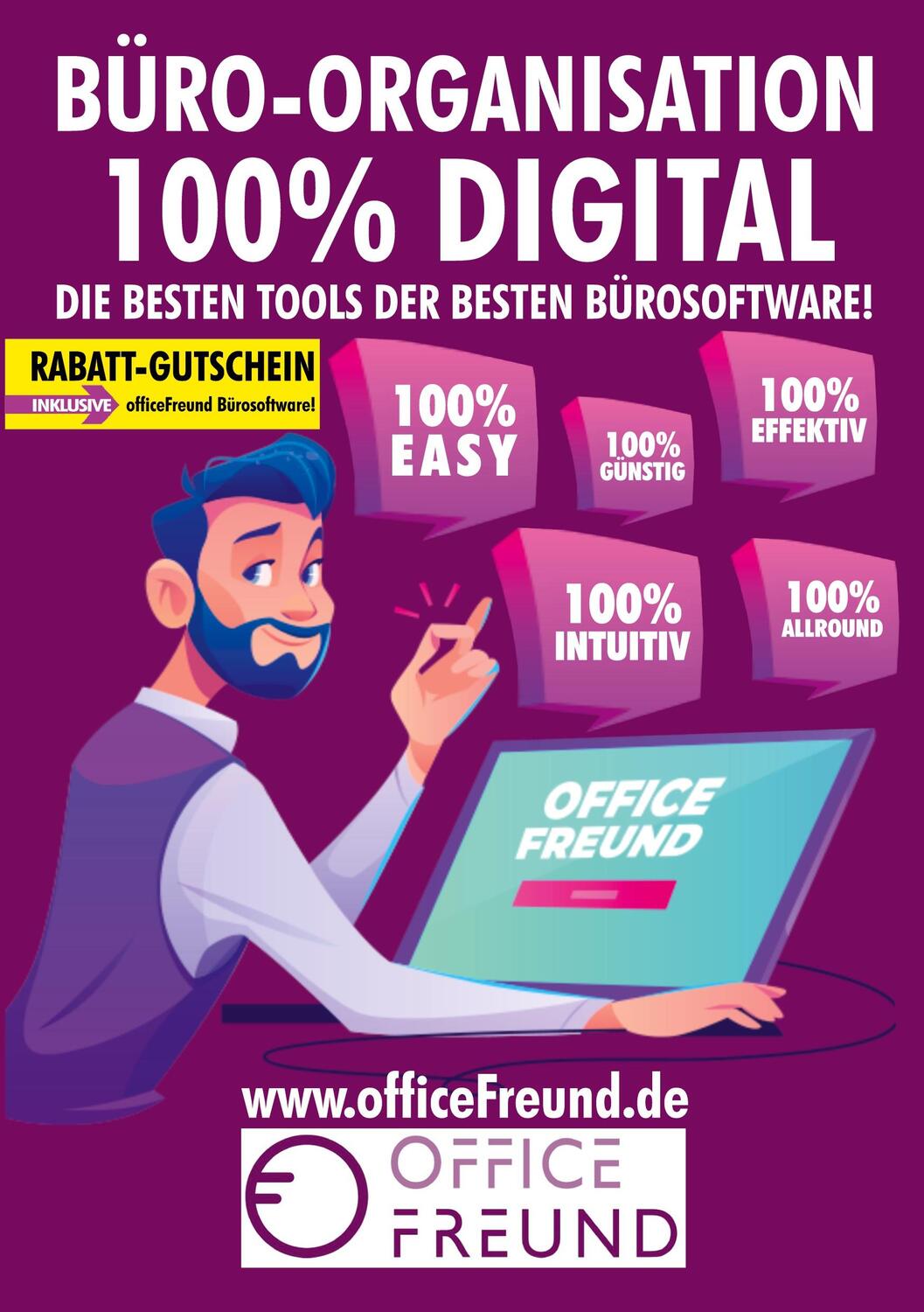 Cover: 9783754334478 | Büro-Organisation 100% digital | Arnold Spatz | Taschenbuch